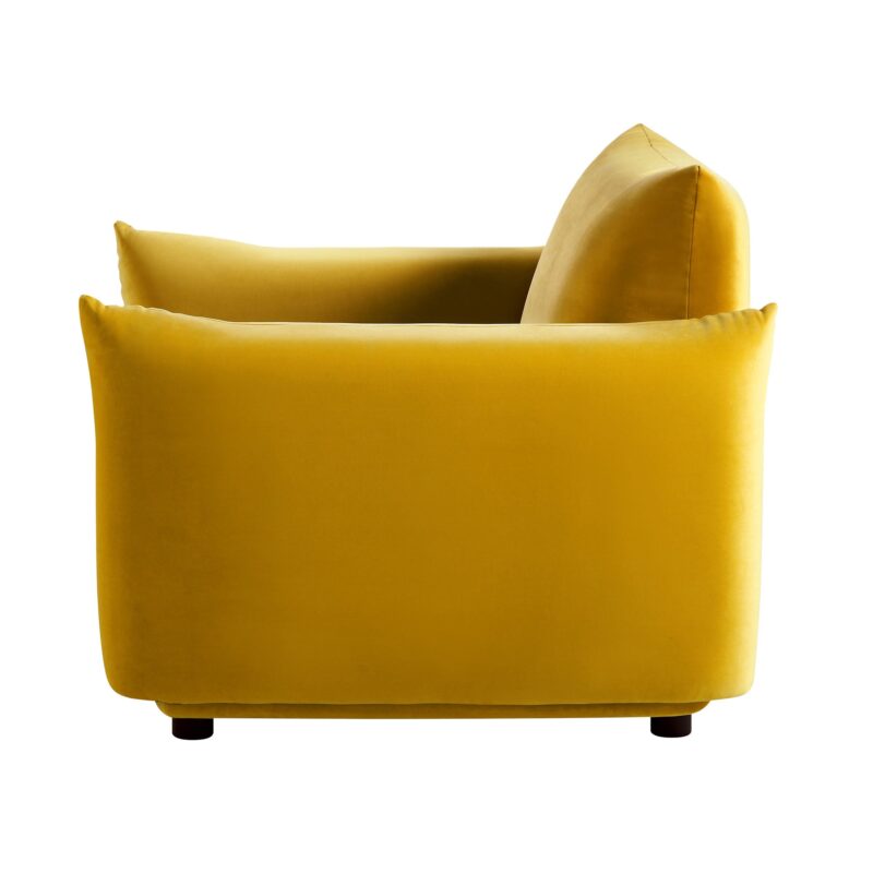 Gianni Armchair, Goldenrod Velvet - Image 10