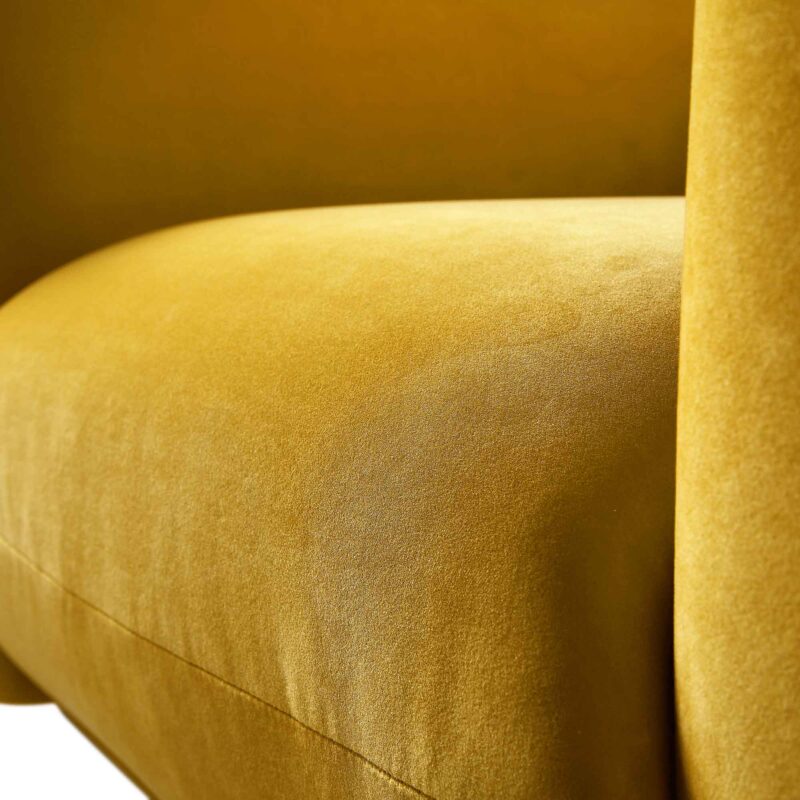 Gianni Armchair, Goldenrod Velvet - Image 12