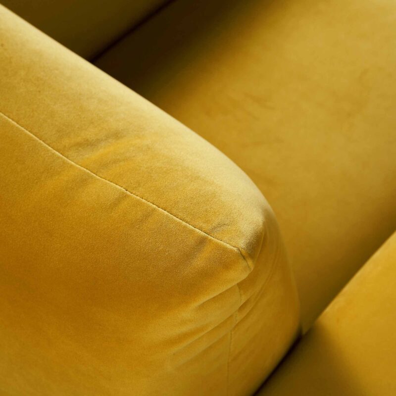 Gianni Armchair, Goldenrod Velvet - Image 13