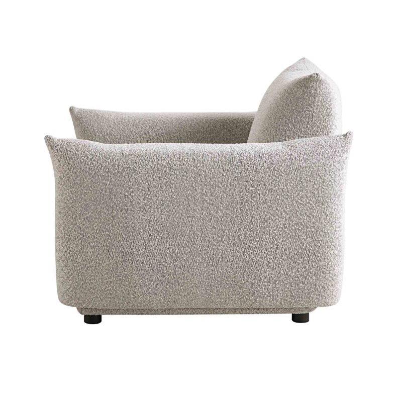 Gianni Armchair, Mist Grey Boucle - Image 10