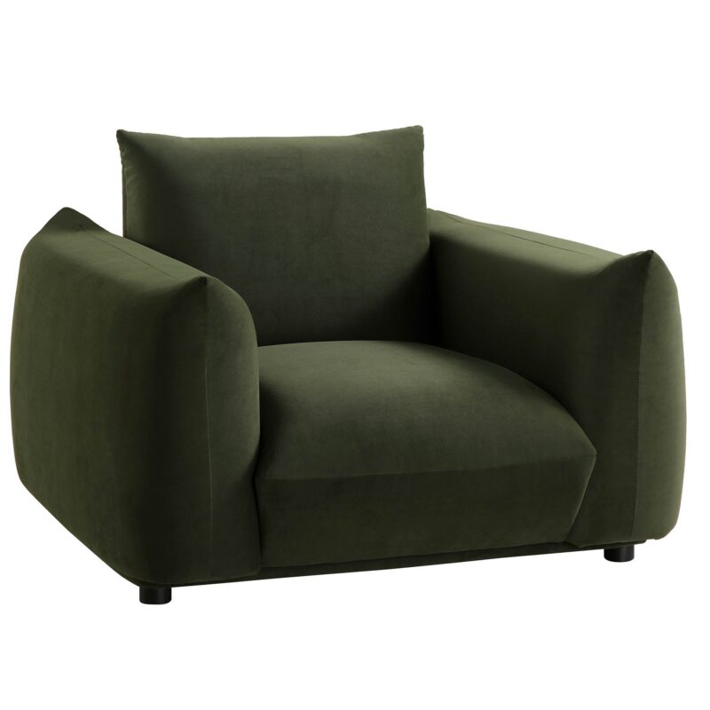 Gianni Armchair, Moss Green Velvet - Image 5