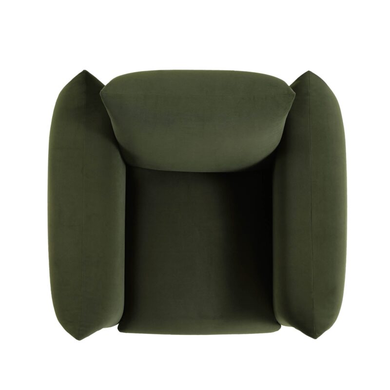 Gianni Armchair, Moss Green Velvet - Image 7