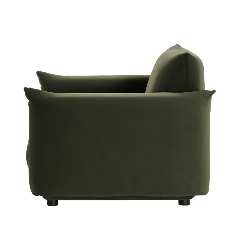 Gianni Armchair, Moss Green Velvet - Image 10