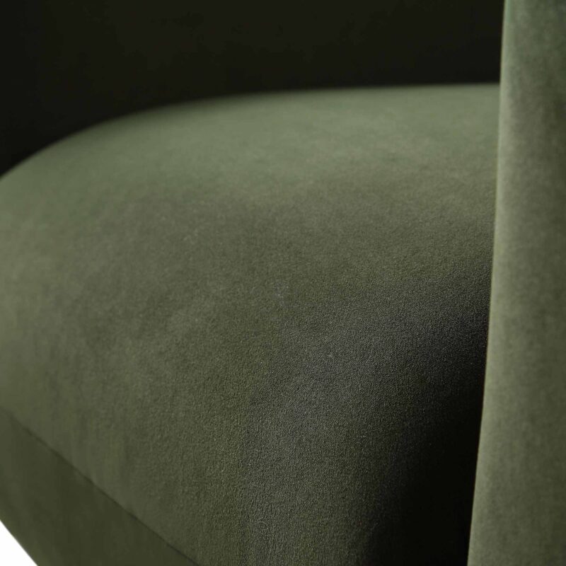 Gianni Armchair, Moss Green Velvet - Image 12