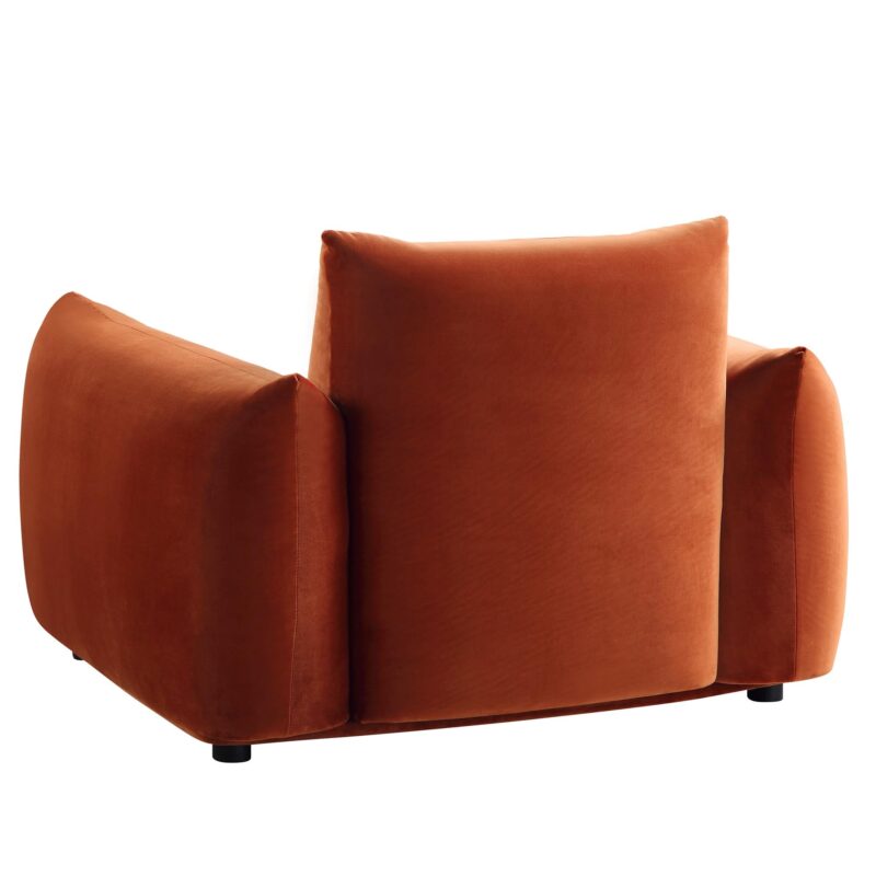 Gianni Armchair, Rust Velvet - Image 10