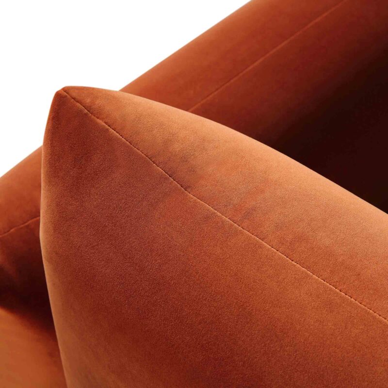 Gianni Armchair, Rust Velvet - Image 13