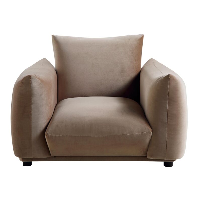 Gianni Armchair, Mink Velvet - Image 5