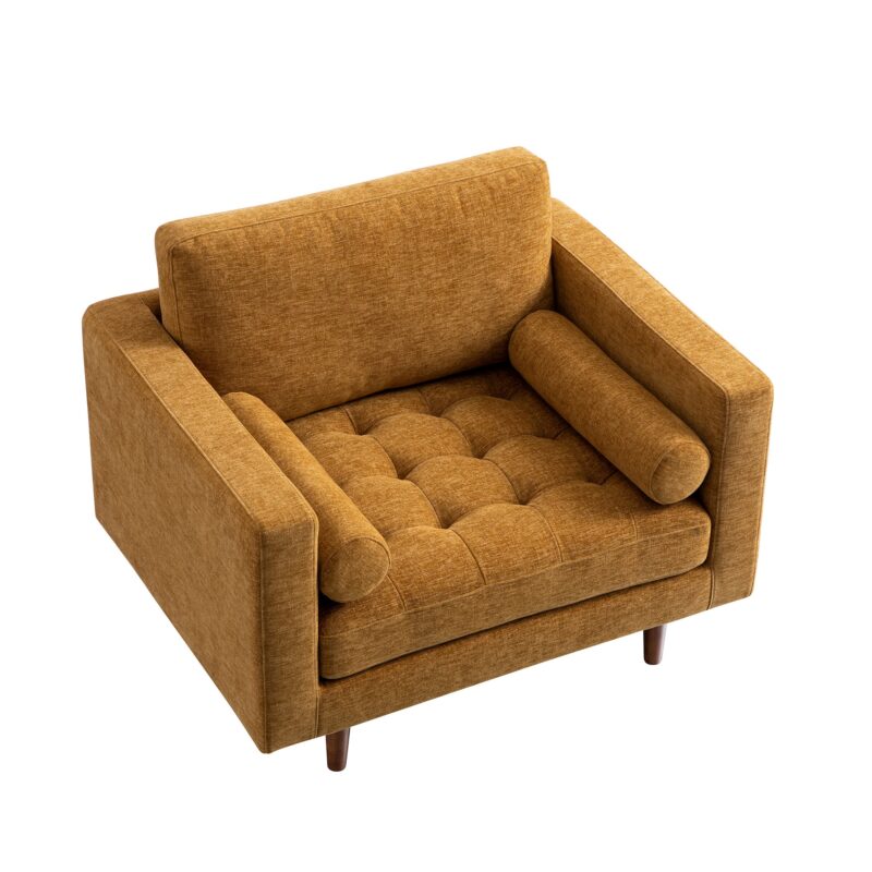 Henrietta Armchair, Spiced Honey Chenille - Image 5
