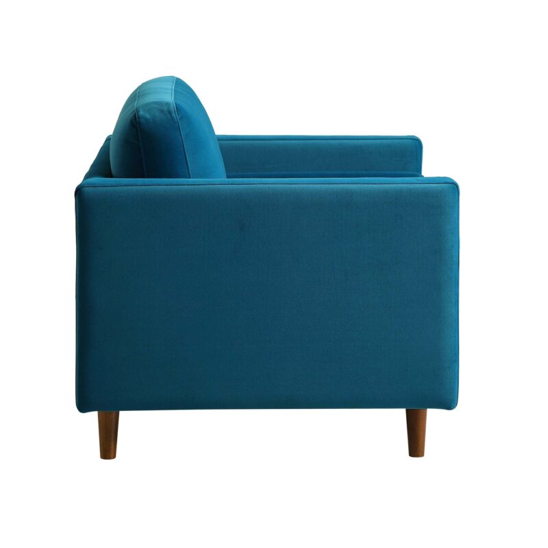 Henrietta Armchair, Teal Velvet - Image 9