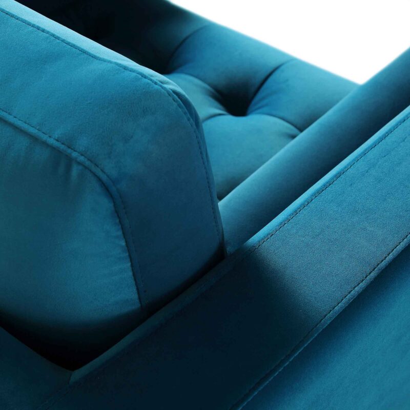 Henrietta Armchair, Teal Velvet - Image 12