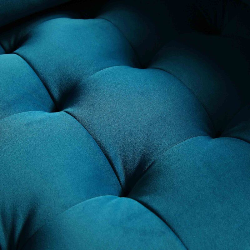 Henrietta Armchair, Teal Velvet - Image 13