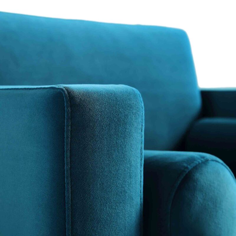 Henrietta Armchair, Teal Velvet - Image 14