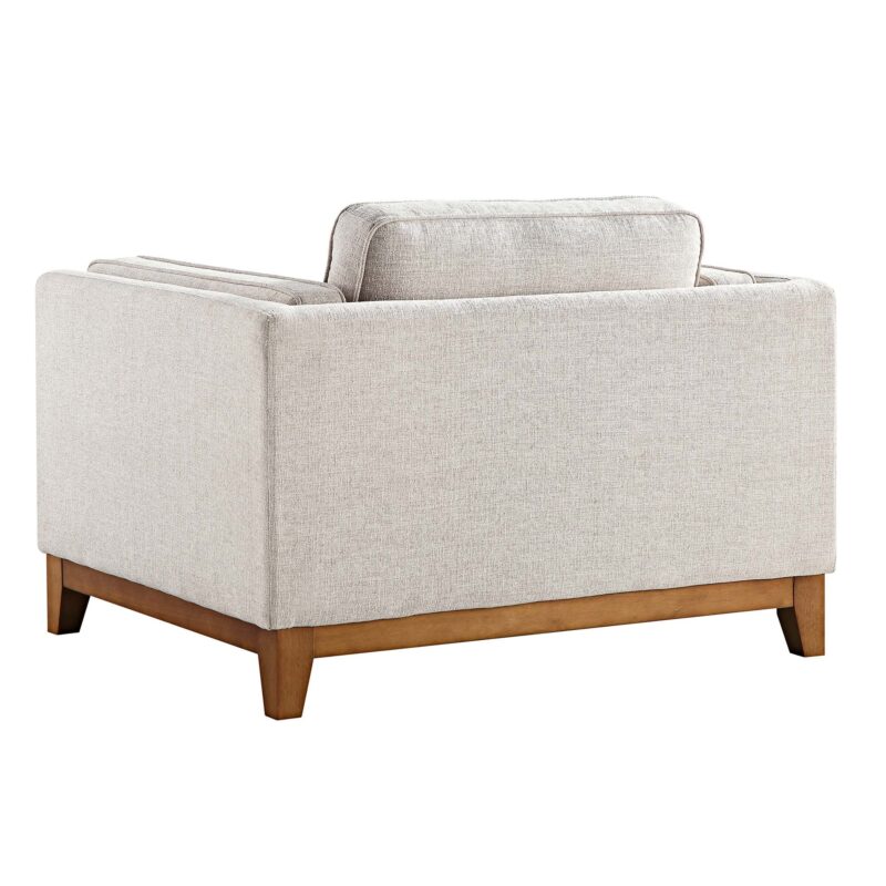 Dipley Oatmeal Fabric Sofa, 1-Seater - Image 11