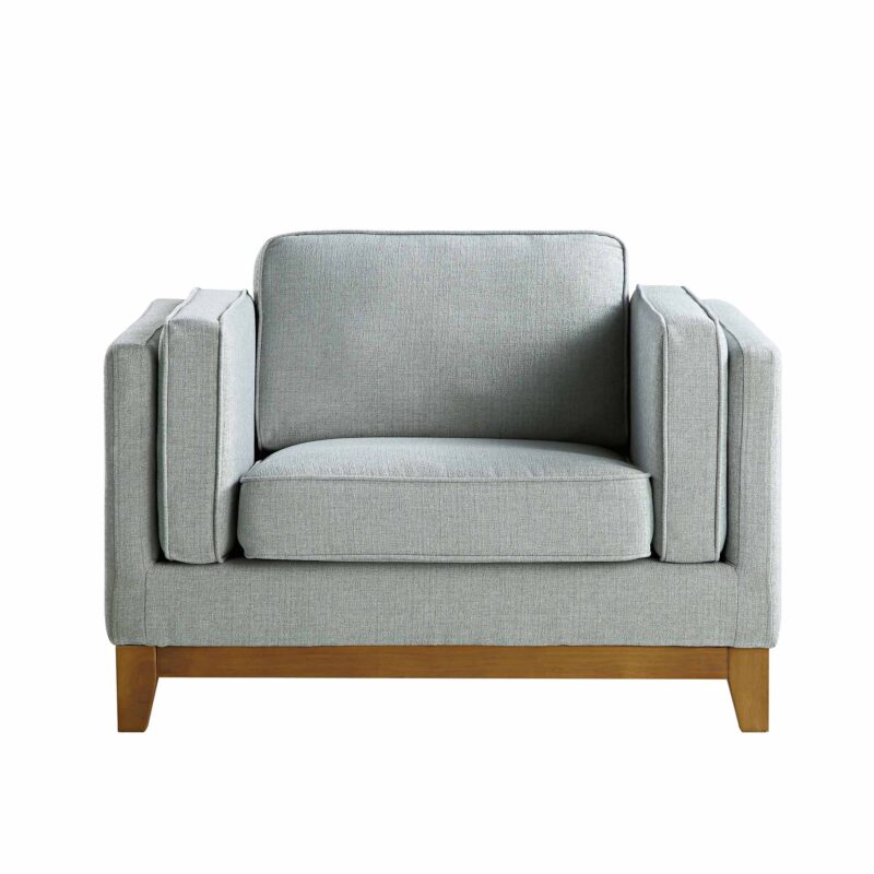 Dipley Sage Fabric Sofa, 1-Seater - Image 5