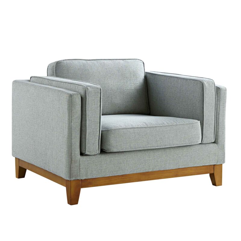 Dipley Sage Fabric Sofa, 1-Seater - Image 6