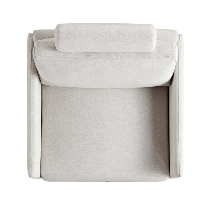 Timber Oatmeal Fabric Armchair - Image 10