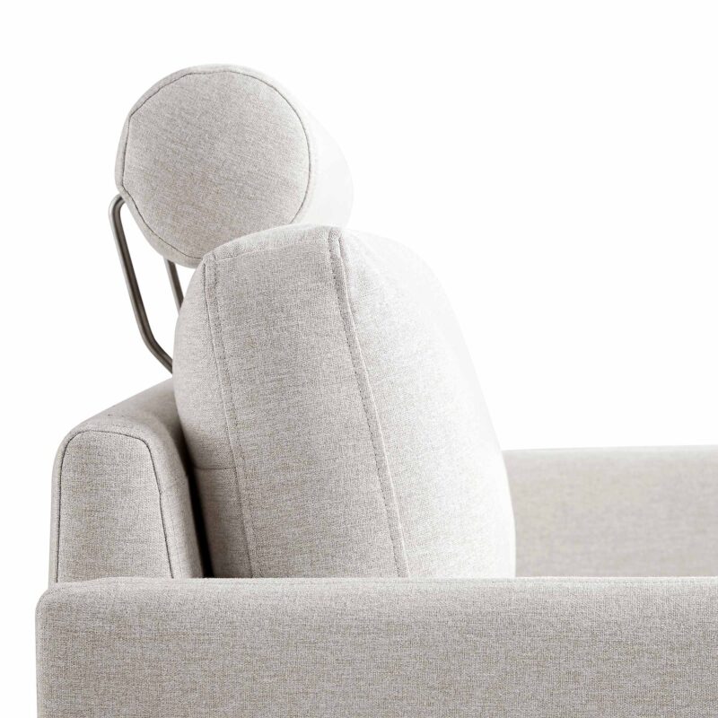 Timber Oatmeal Fabric Armchair - Image 12