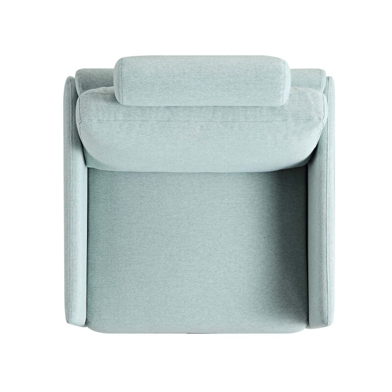 Timber Sage Green Fabric Armchair - Image 10