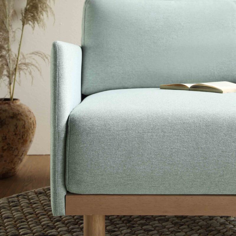 Timber Sage Green Fabric Armchair - Image 5