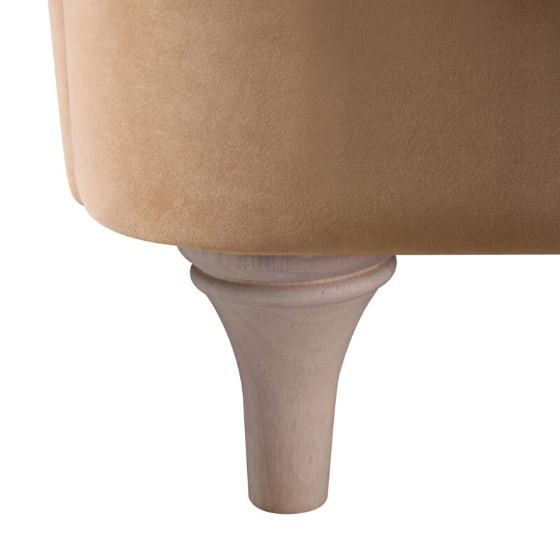 Daphnis Camel Velvet Sofa, 1-Seater - Image 15