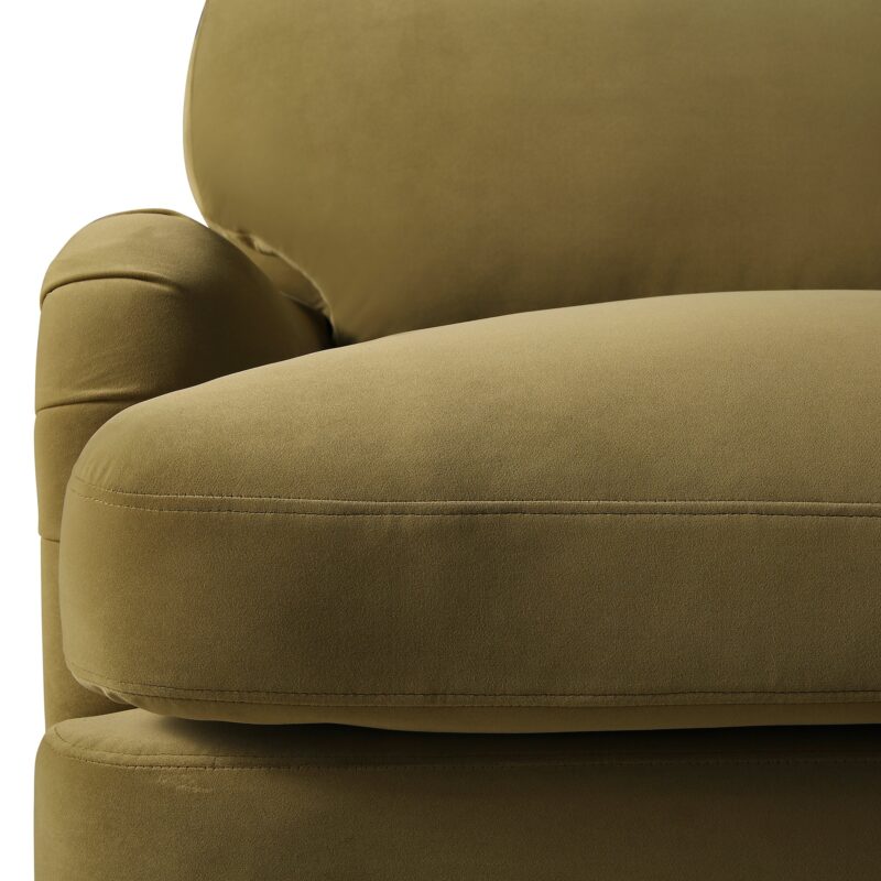 Daphnis Fudge Velvet Sofa, 1-Seater - Image 10