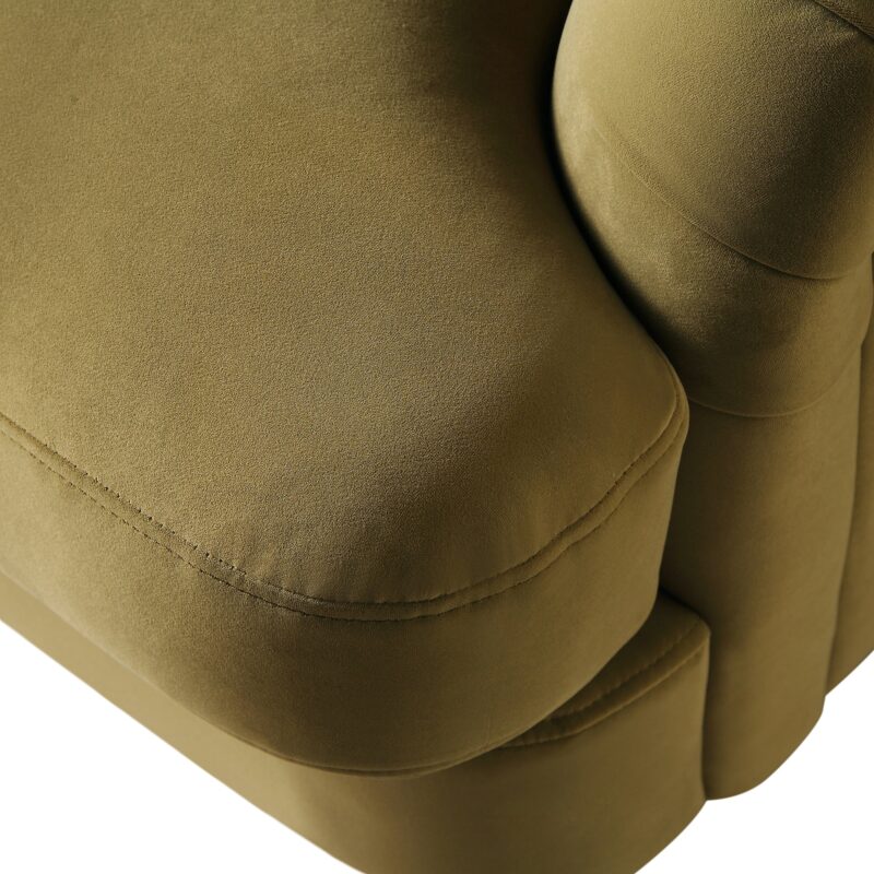 Daphnis Fudge Velvet Sofa, 1-Seater - Image 12
