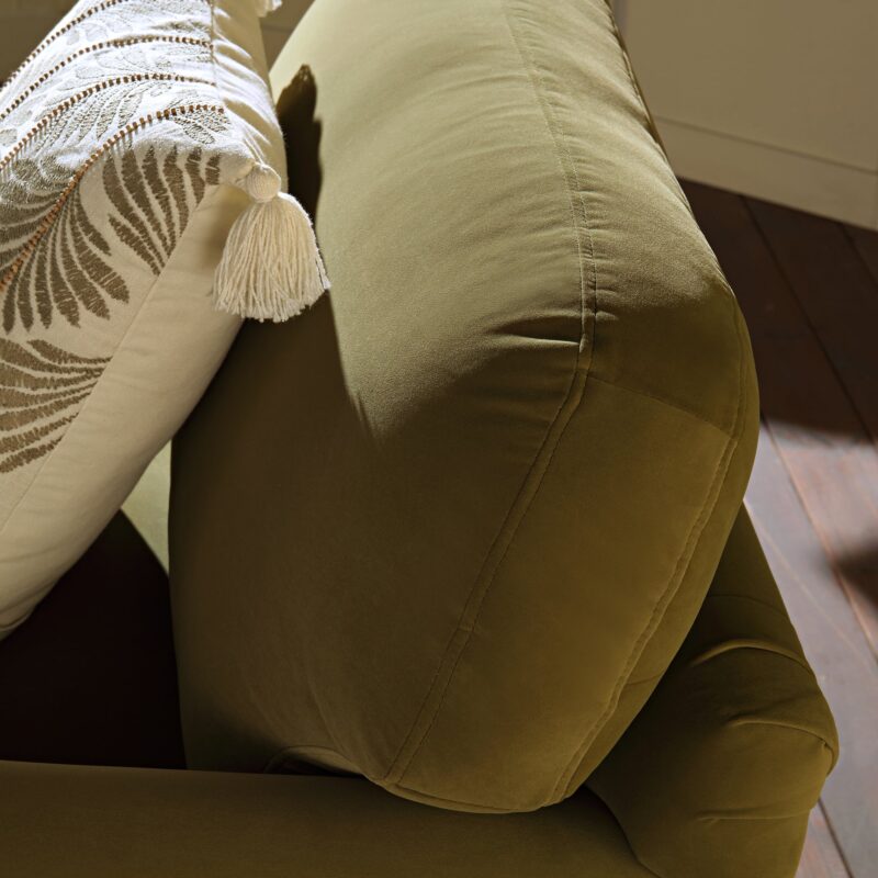 Daphnis Fudge Velvet Sofa, 1-Seater - Image 3