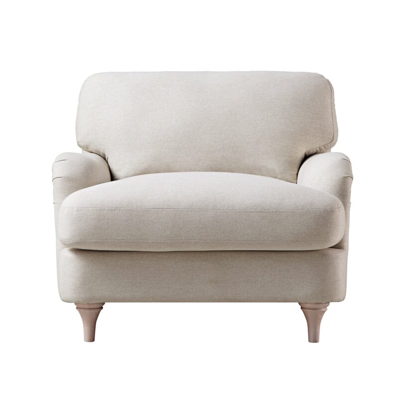 Daphnis Oatmeal Fabric Sofa, 1-Seater - Image 5