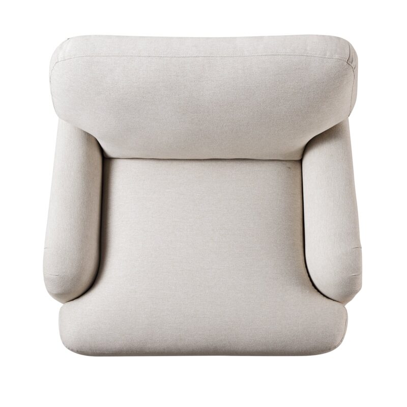 Daphnis Oatmeal Fabric Sofa, 1-Seater - Image 9