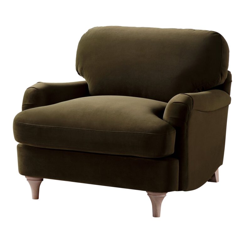 Daphnis Seaweed Velvet Sofa, 1-Seater - Image 5