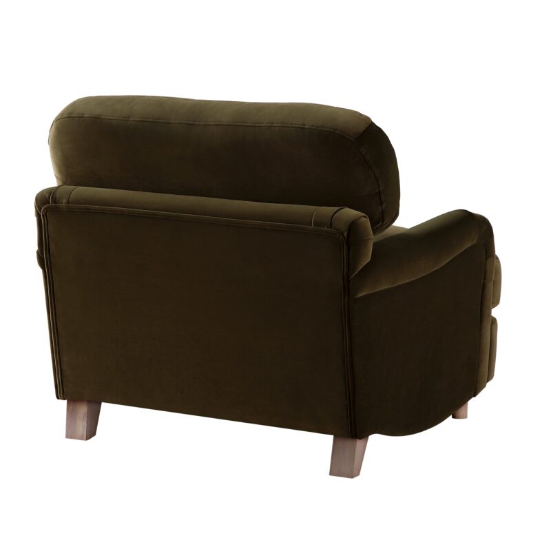 Daphnis Seaweed Velvet Sofa, 1-Seater - Image 9