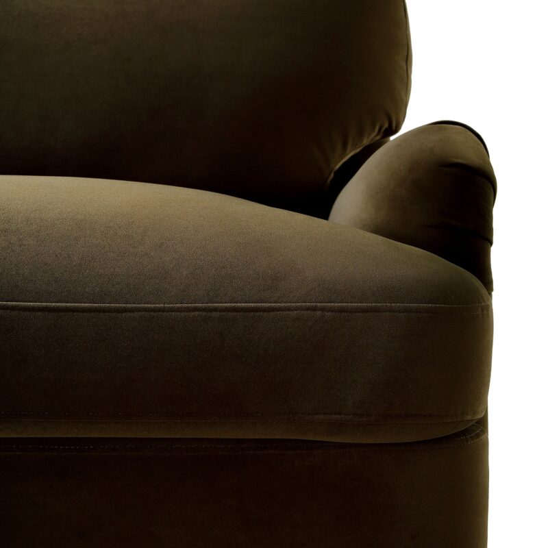 Daphnis Seaweed Velvet Sofa, 1-Seater - Image 10