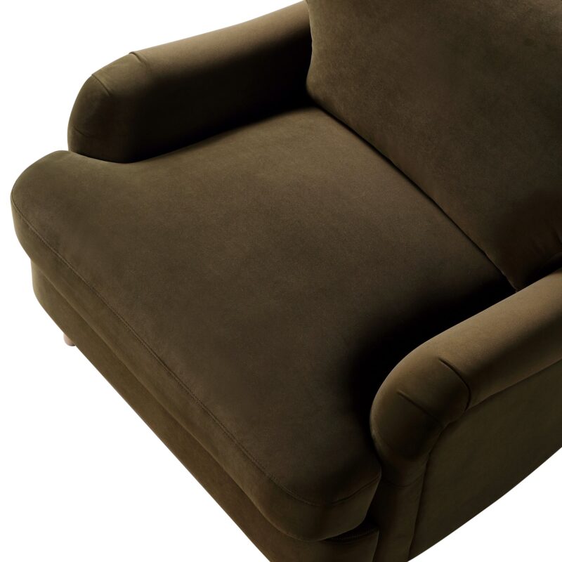 Daphnis Seaweed Velvet Sofa, 1-Seater - Image 11