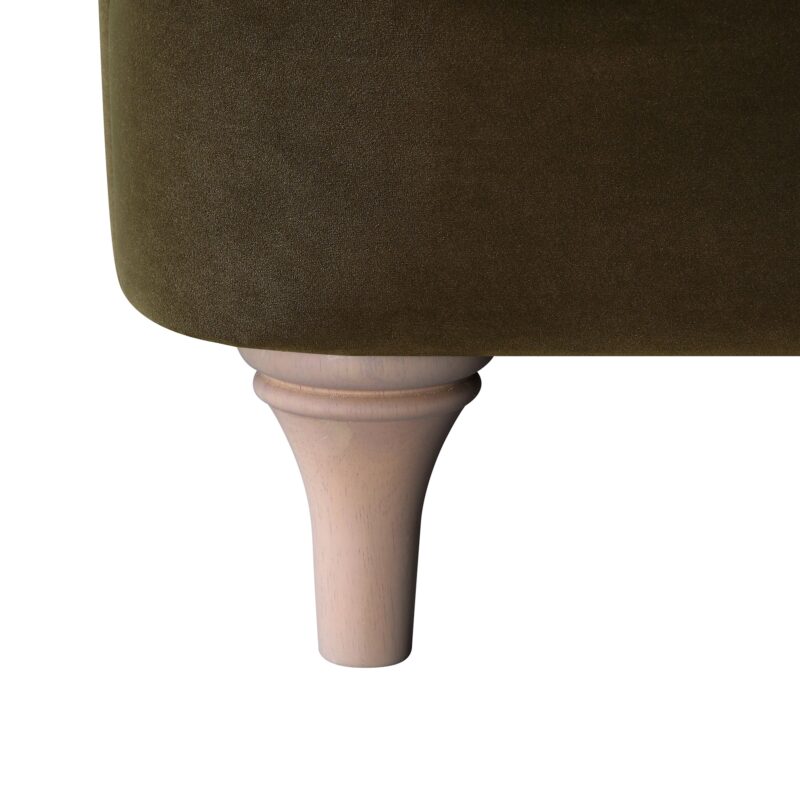 Daphnis Seaweed Velvet Sofa, 1-Seater - Image 13