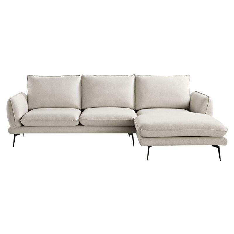 Obriel Oatmeal Fabric Sofa, Grande Chaise Sofa Right Hand Facing - Image 5