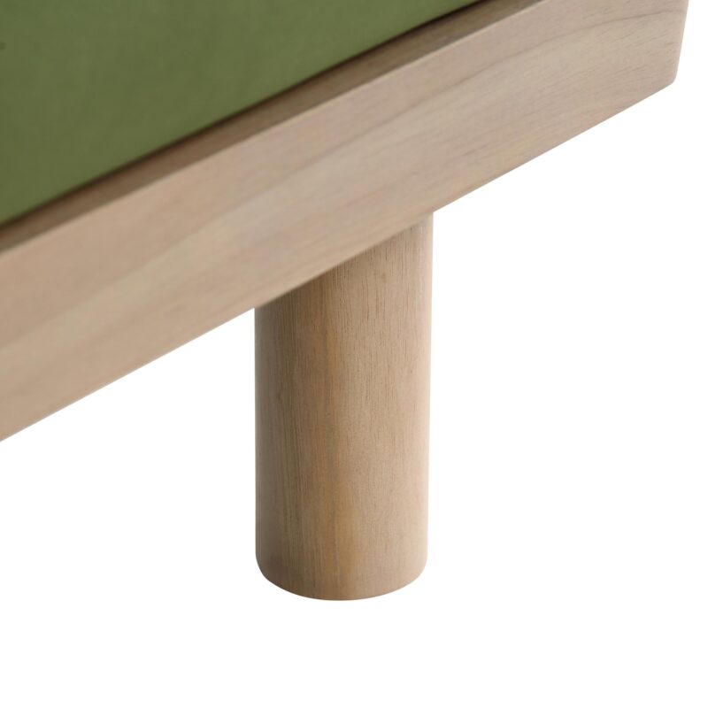 Timber Fern Green Velvet Sofa, Large 3-Seater Chaise Sofa Right Hand Facing - Image 13