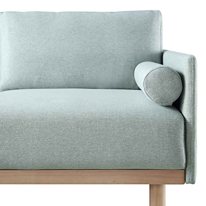 Timber Sage Green Fabric Sofa, Large 3-Seater Chaise Sofa Left Hand Facing - Image 13