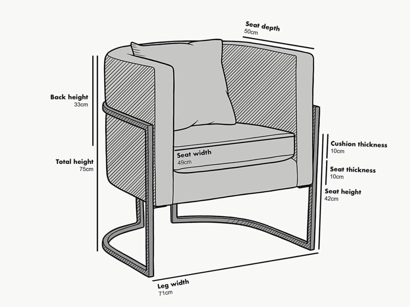 Gracie Accent Chair in Green Velvet - Image 6
