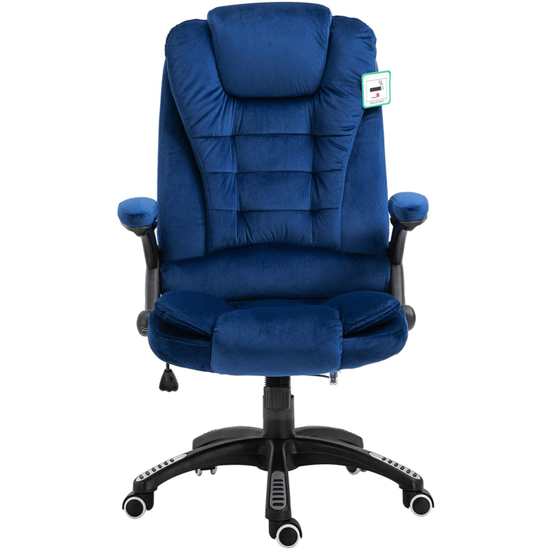 Executive Recline Extra Padded Office Chair Standard, MO17 Blue Velvet - Image 2