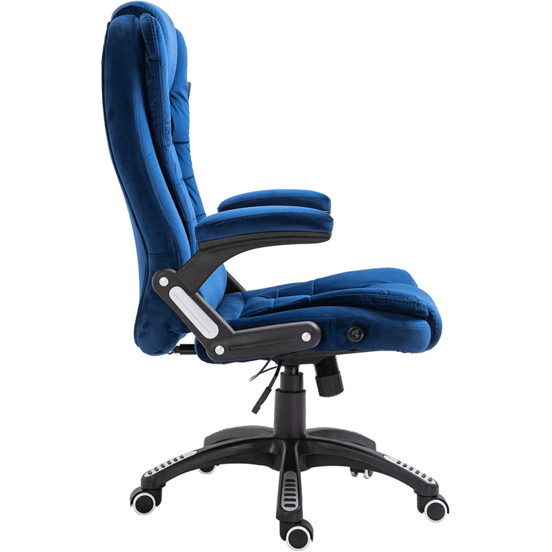 Executive Recline Extra Padded Office Chair Standard, MO17 Blue Velvet - Image 4