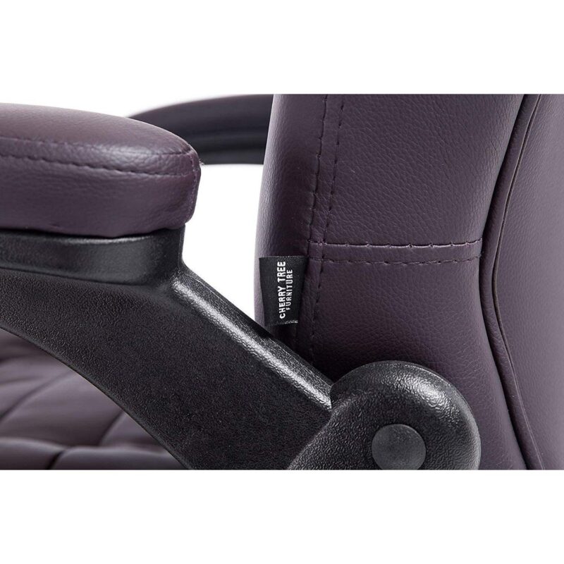 Executive Recline High Back Extra Padded Office Chair, MO17 Brown - Image 9