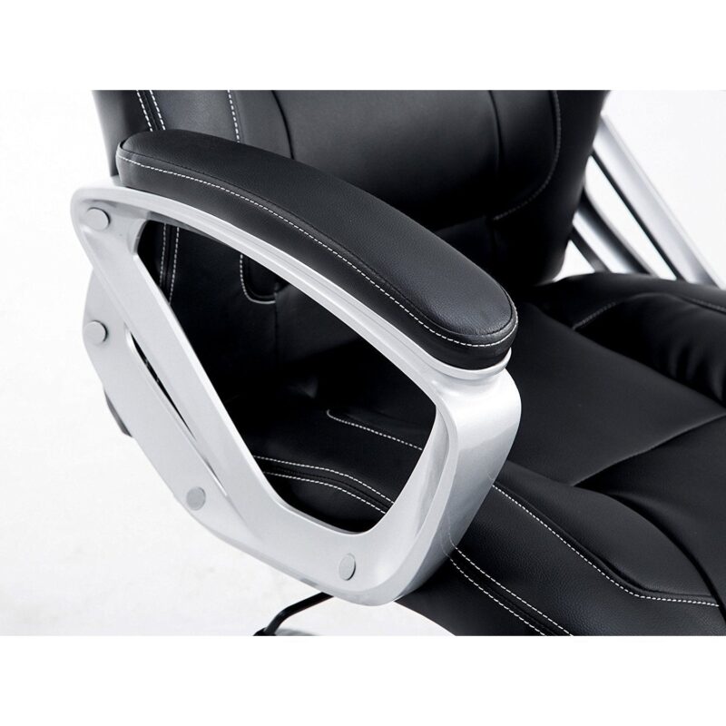 Racing Sport Swivel Office Chair in Black - Image 7