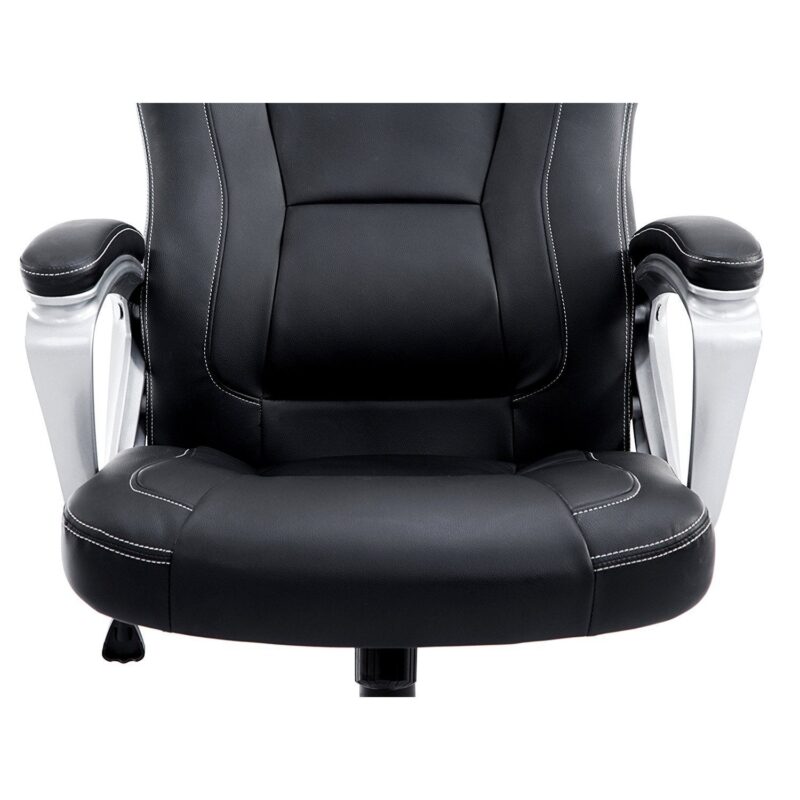 Racing Sport Swivel Office Chair in Black - Image 8