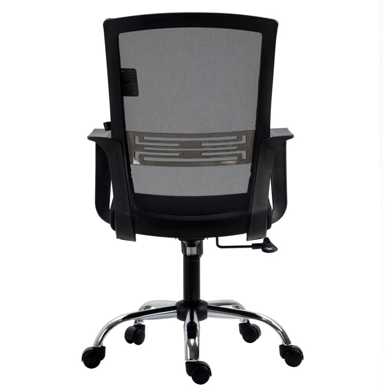 Haru Mid Back Mesh Office Chair in Black - Image 5