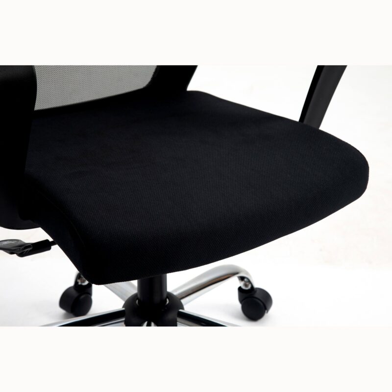Haru Mid Back Mesh Office Chair in Black - Image 7