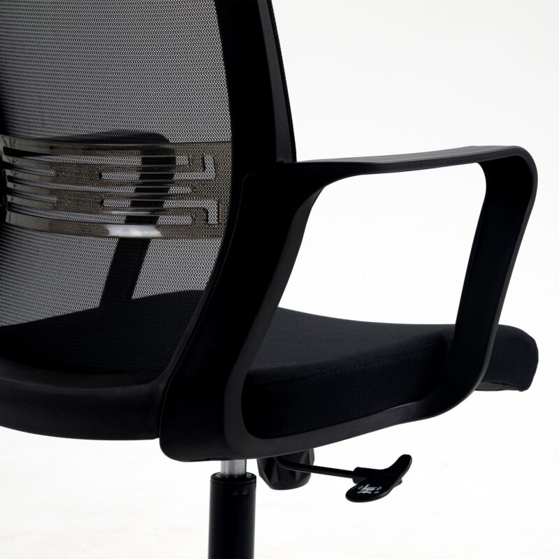 Haru Mid Back Mesh Office Chair in Black - Image 8