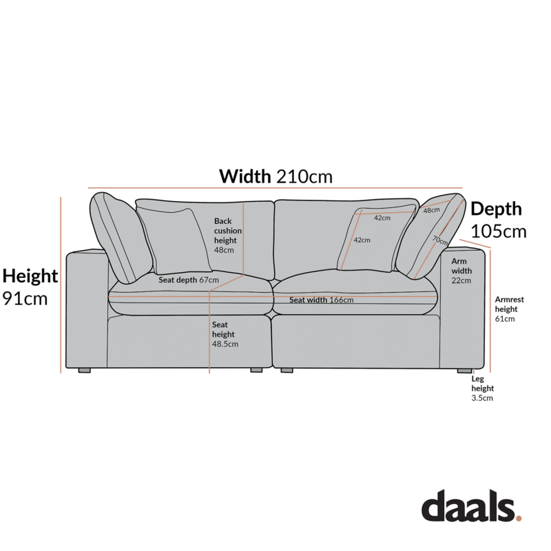 Lutyens Moss Green Velvet Modular Sofa, 2-Piece - Image 3