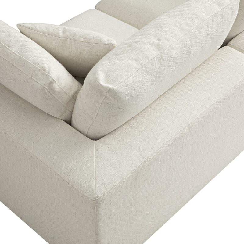 Lutyens Beige Linen Blend Modular Sofa, 2-Piece - Image 14