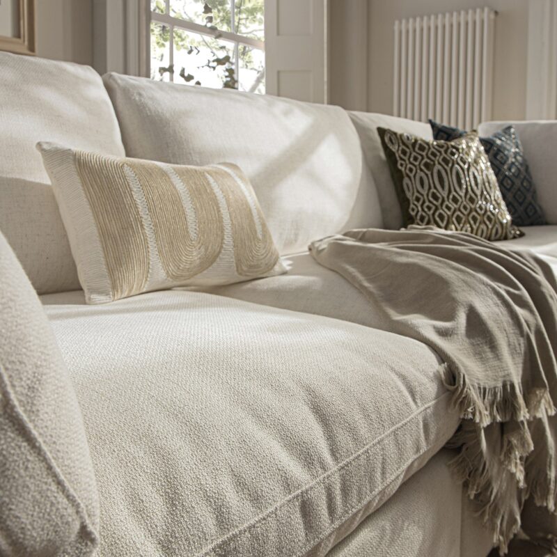 Lutyens Beige Linen Blend Modular Sofa, 3-Piece - Image 5