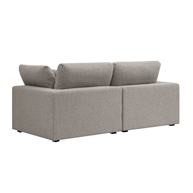 Lutyens Taupe Boucle Modular Sofa, 2-Piece - Image 11